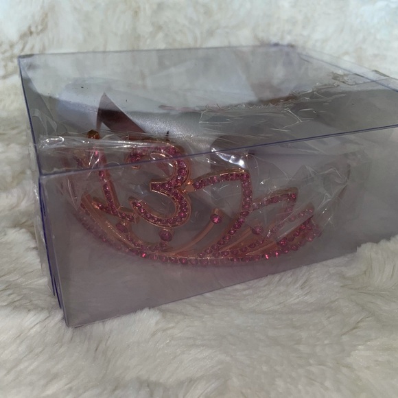 13th birthday tiara crown and sash - Picture 2 of 4